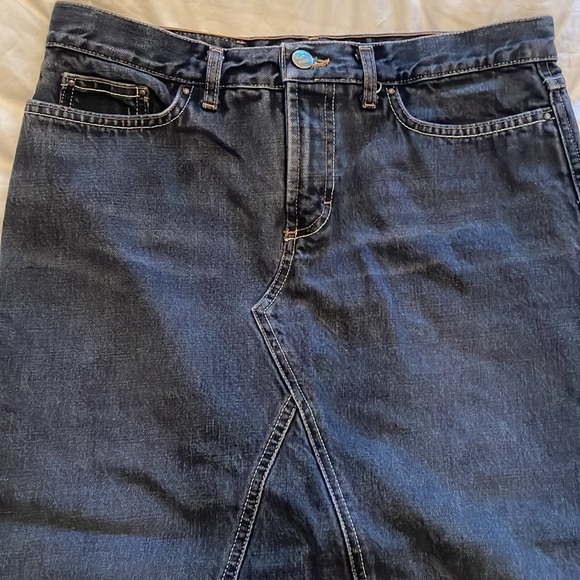 JustCavalli dark grey mid length denim skirt - Picture 2 of 8